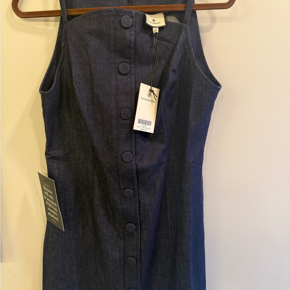 Denim Lilliana Mini Dress - Denim / M - Picture 5 of 6